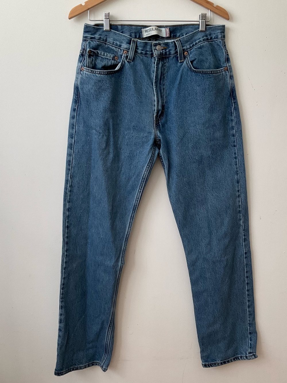 Levi's 505 Regular Fit Jean for Men Size 34 x 32 inch Blue